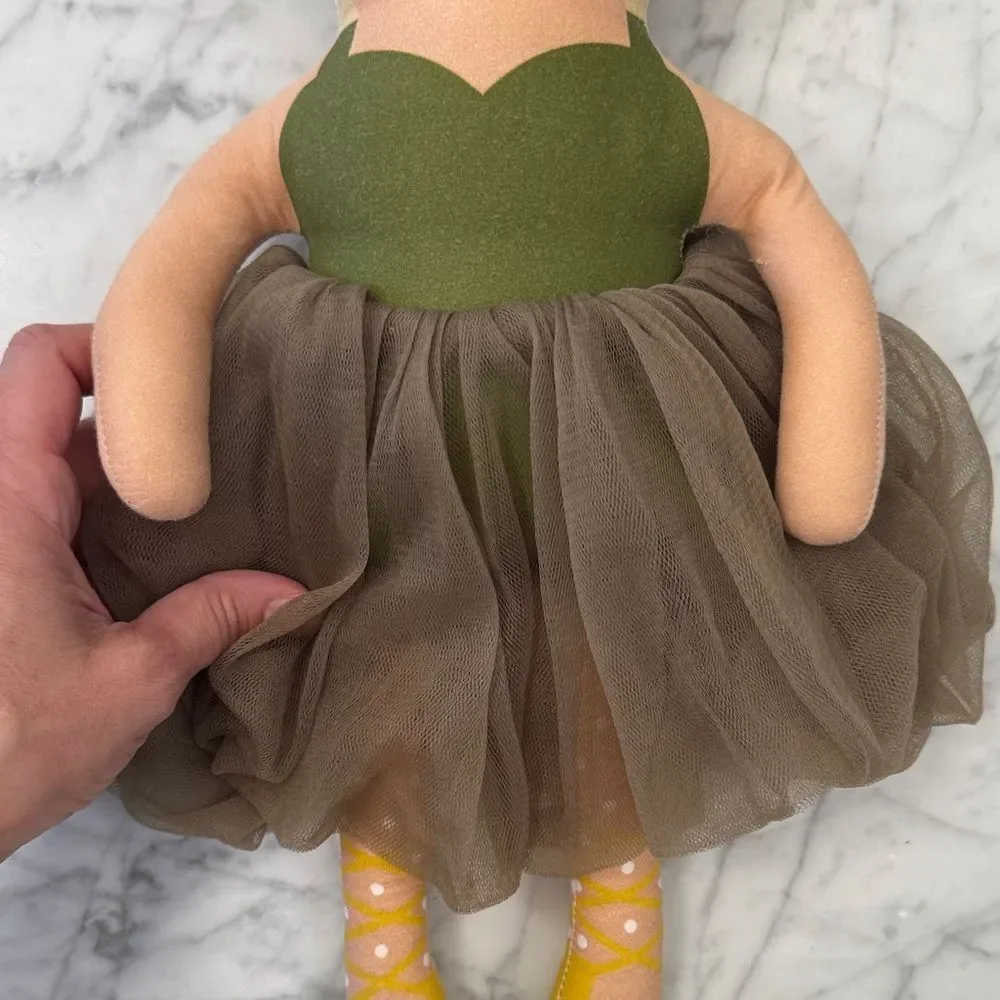 Candy Kirby Ballerina Doll with Green and Brown Dress